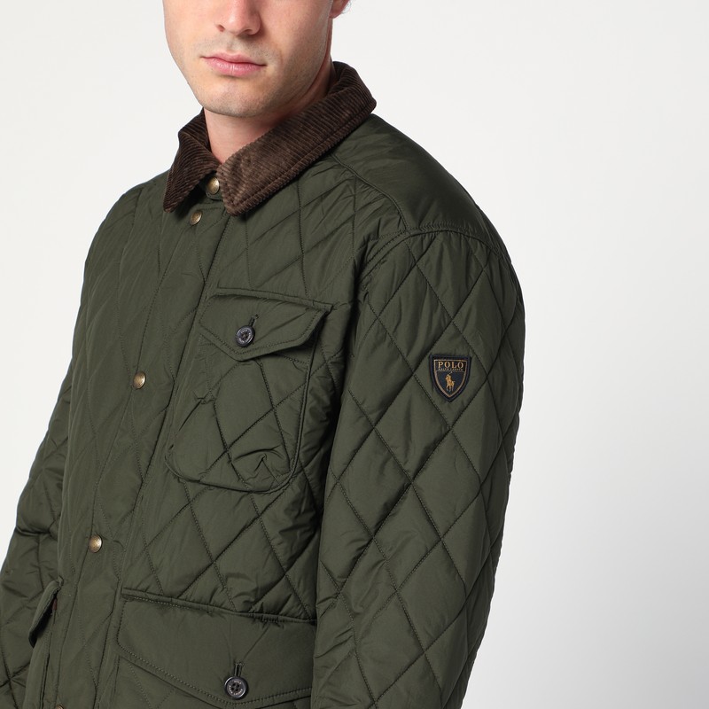 Polo Ralph Lauren Beaton Quilted Jacket Olive Green In Green