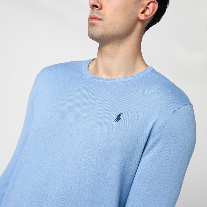 Ralph Lauren Light blue cotton jumper - Shirts - BeyondStyle