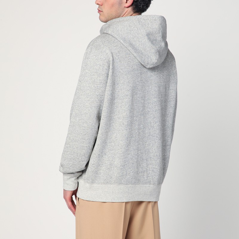 Polo Ralph Lauren Gray Polo Bear Hoodie In Gray