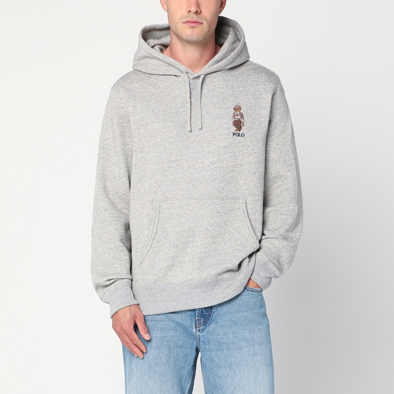 Light gray Polo Bear hoodie