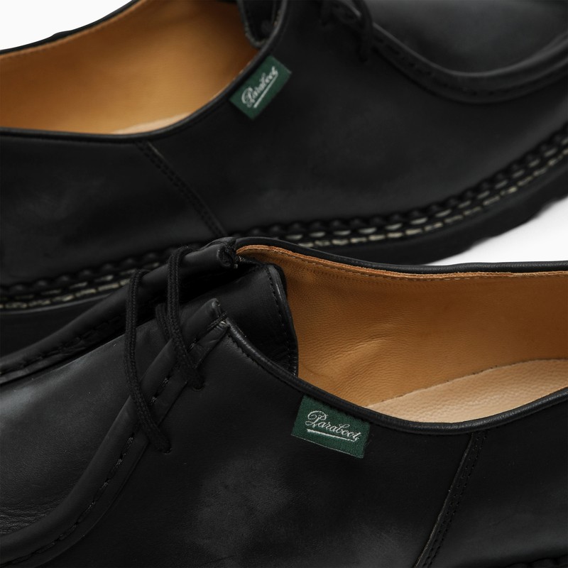 Paraboot Edged Michael Derby Shoes In Black