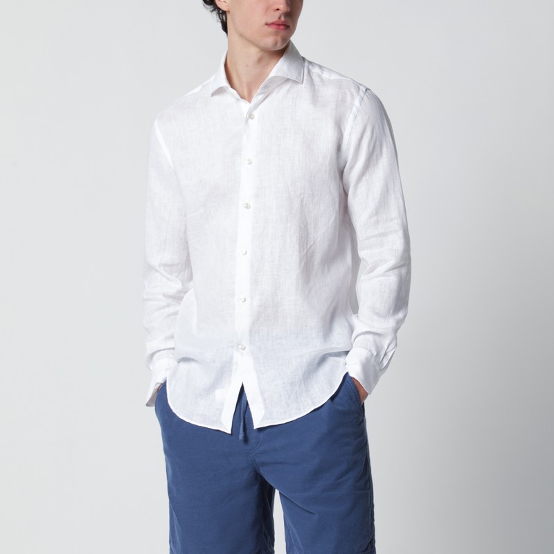 Tailor Fit linen shirt white