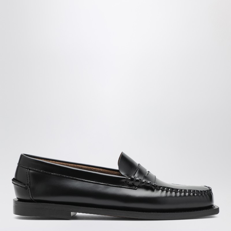 Sebago Black Madison Moccasins In Leather