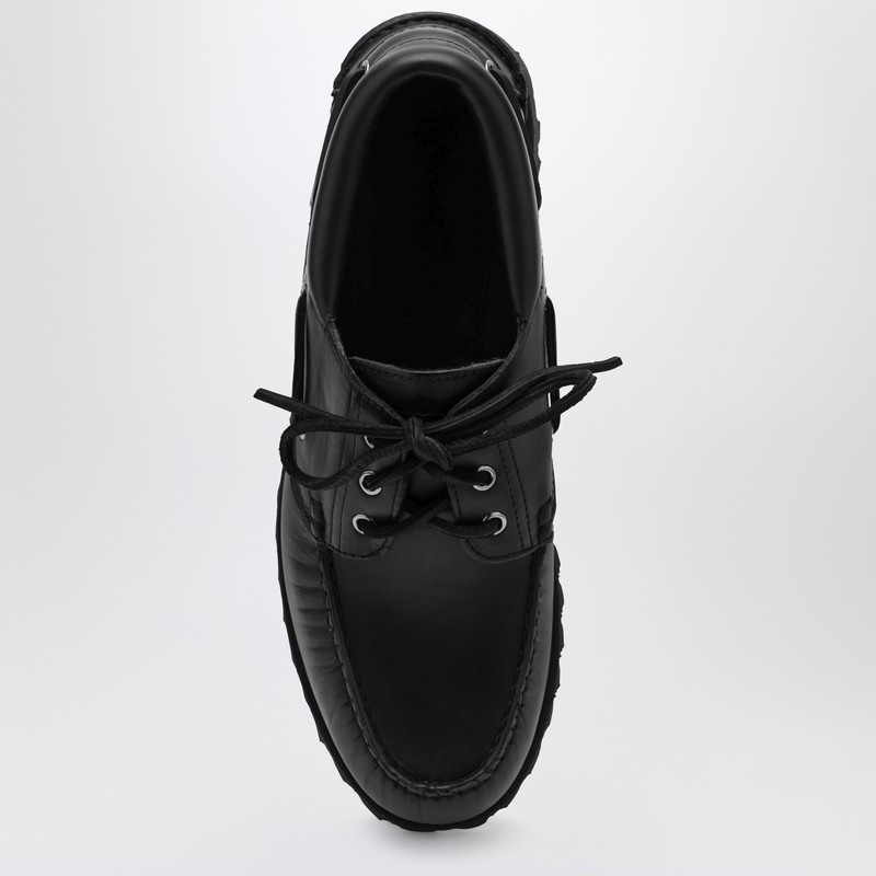 Sebago Ranger Moc Soft Loafers In Black In Black