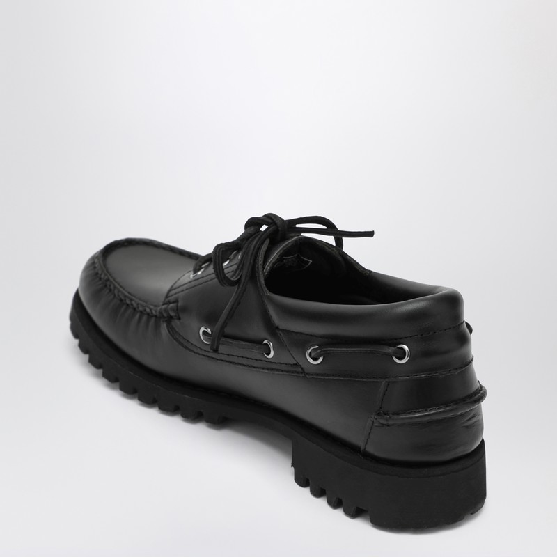 Sebago Ranger Moc Soft Loafers In Black In Black