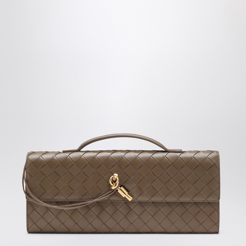 Andiamo clutch in beige Pinecone