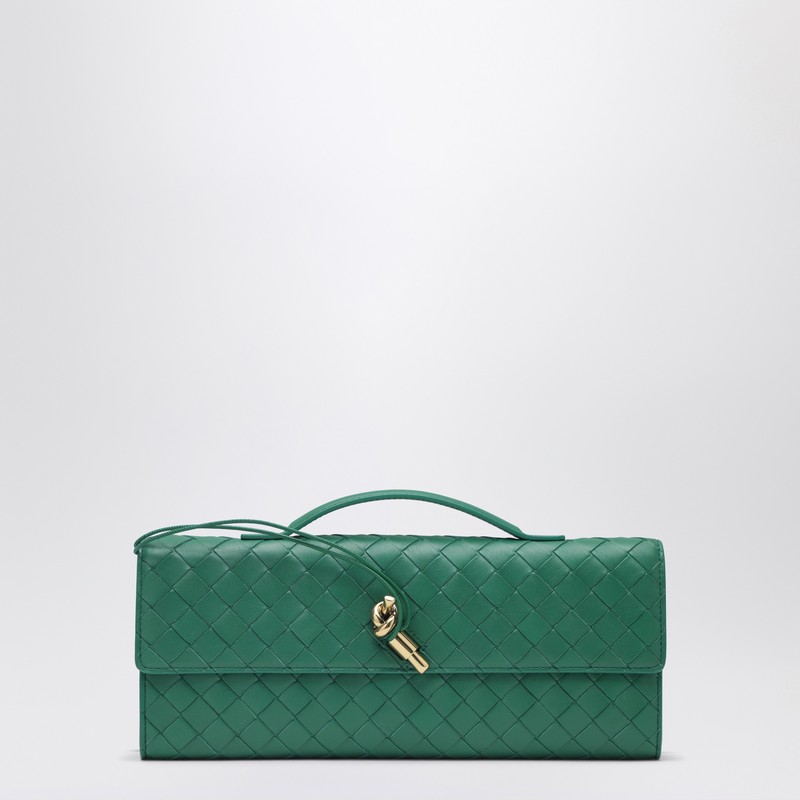 Andiamo clutch in Jungle green