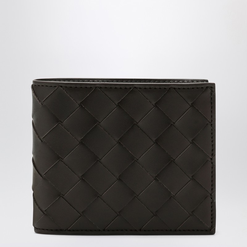 Bottega Veneta Fondant Bi-fold Wallet In Intrecciato In Brown