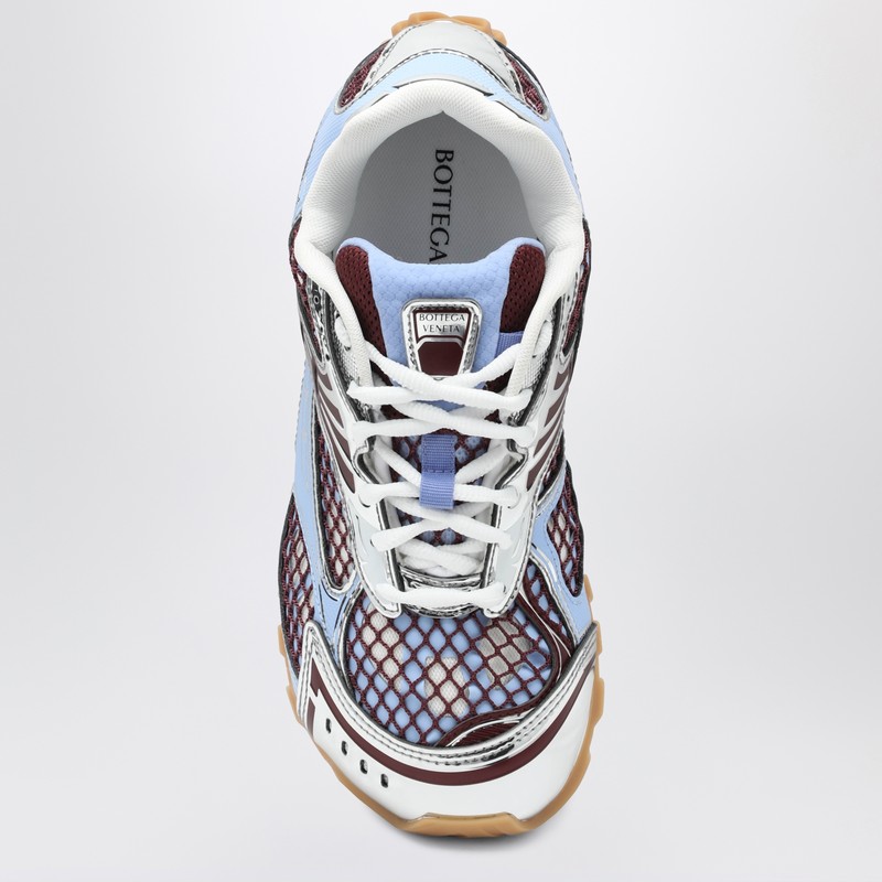 Bottega Veneta Orbit Metallic Net Runner Sneakers In Blue