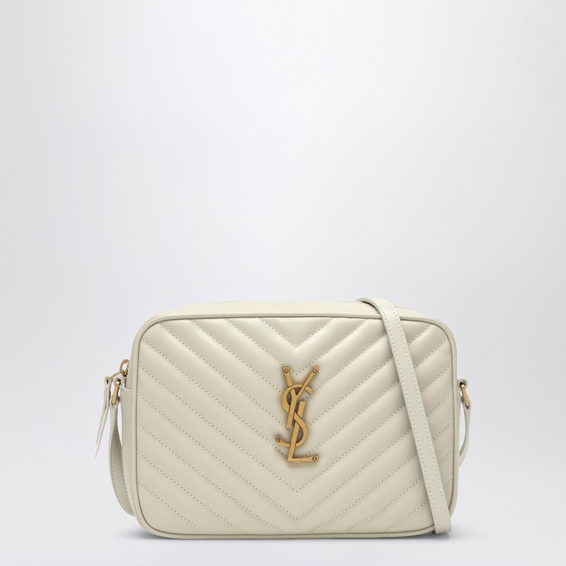 Lou cream quilted leather Camera bag