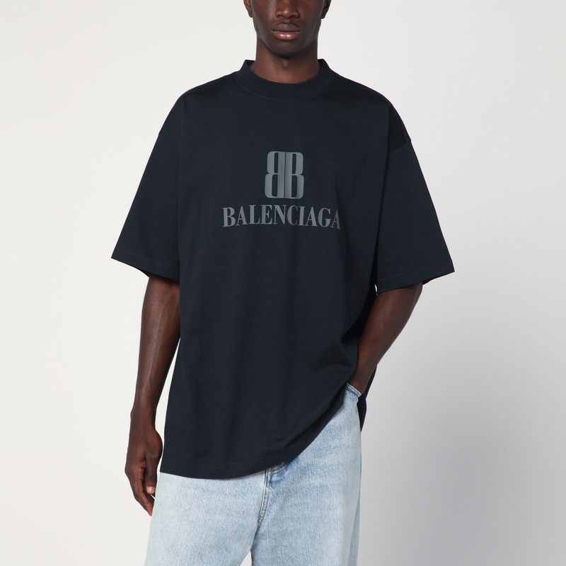 Faded Nano BB Medium Fit T-shirt - Balenciaga - Modalova