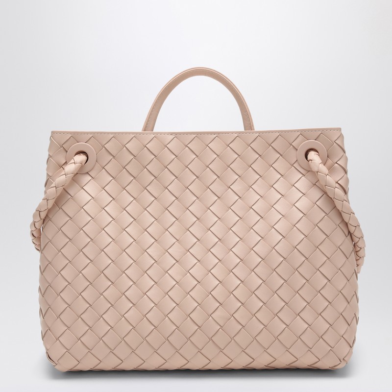Bottega Veneta Small East-west Andiamo Bag In Pink