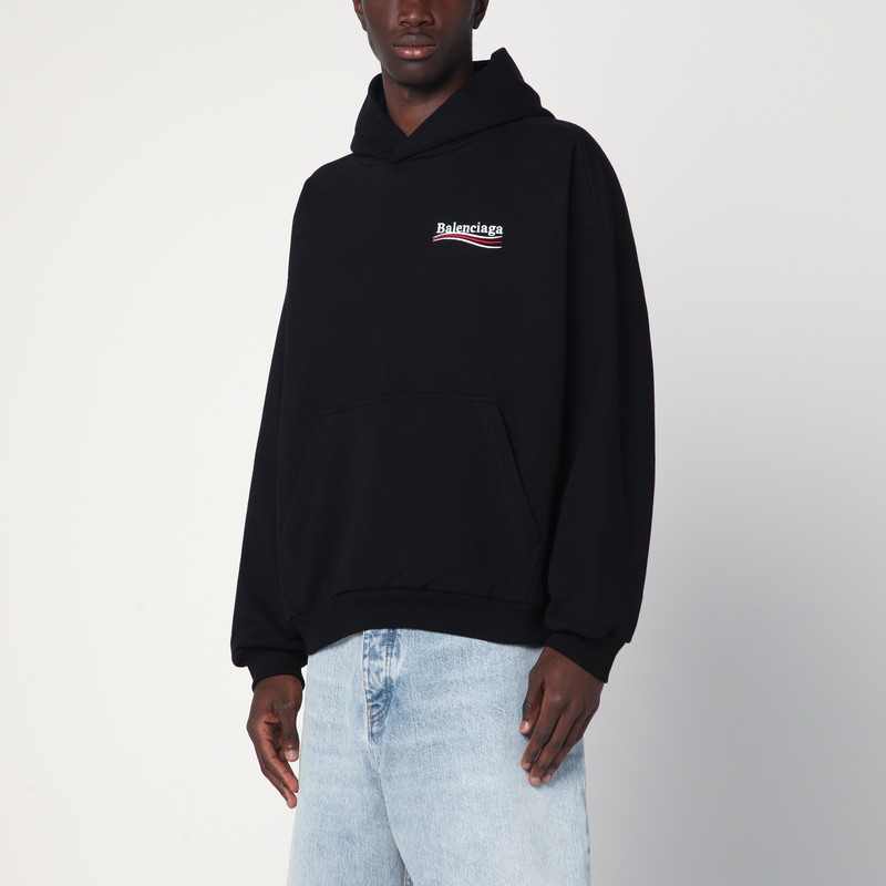 Black Political Campaign sweatshirt - Balenciaga - Modalova