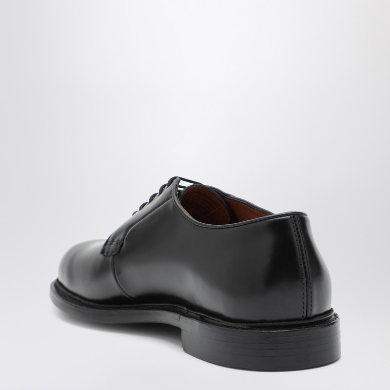 Sebago Black Milton Gyw Derby Shoes In Leather In Black