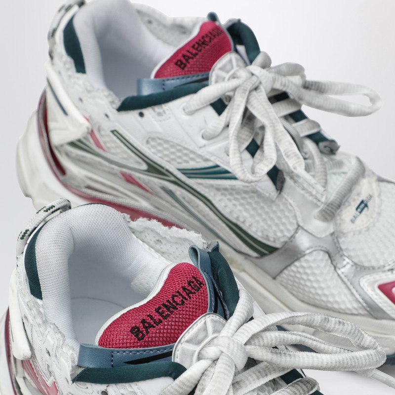 Balenciaga Runner Low-top Nylon And Mesh Sneakers In Multi