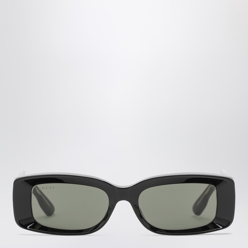 Rectangular black sunglasses
