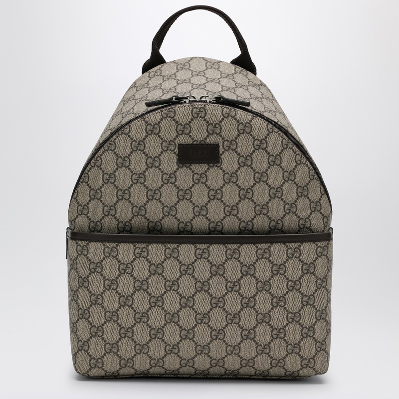 GG Supreme beige and ebony backpack