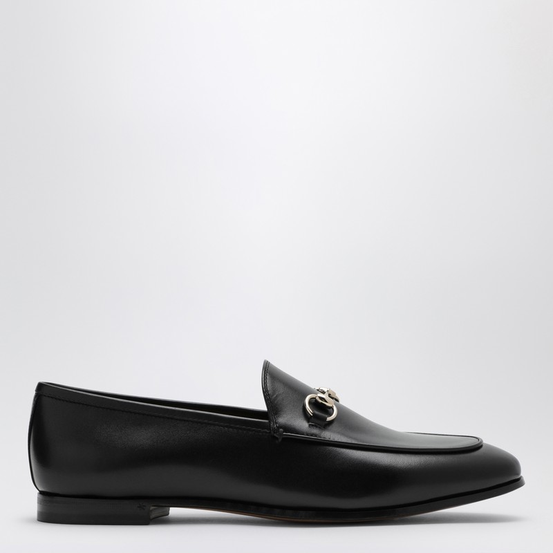 Black leather Jordaan loafer