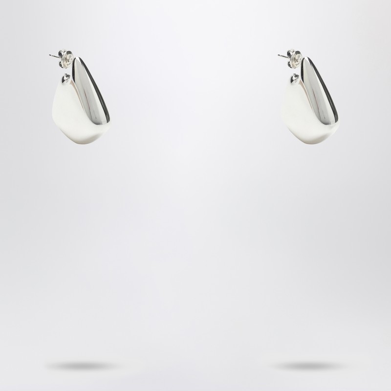 Sterling silver small Fin earrings