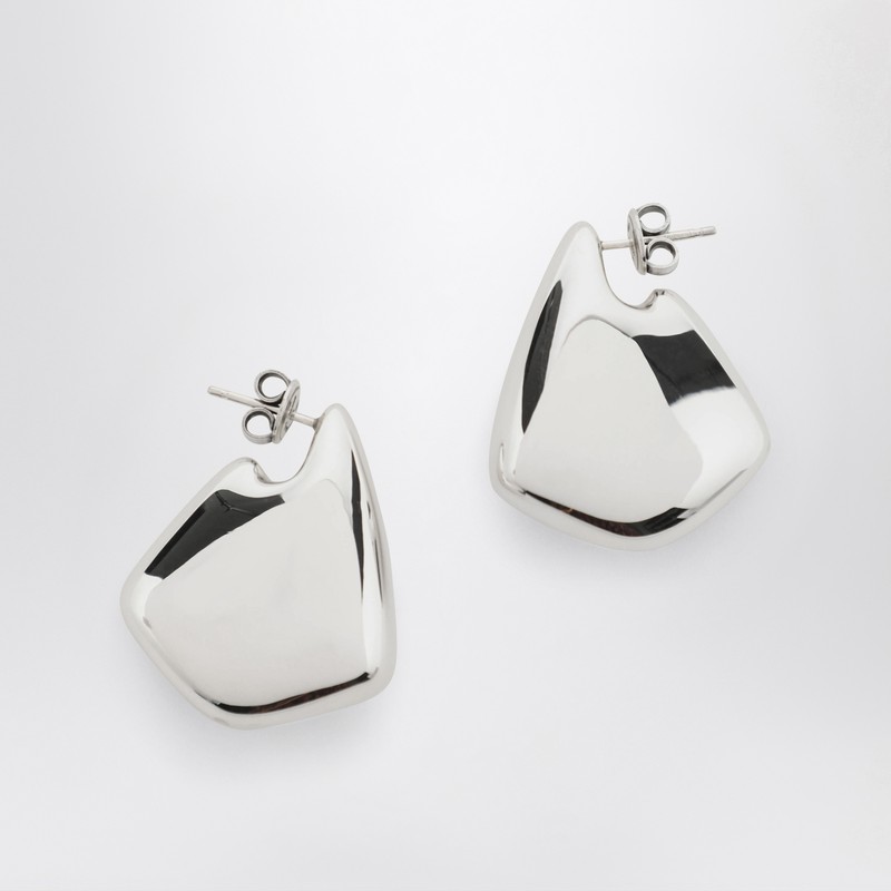 Small silver Fin earrings - Bottega Veneta - Modalova