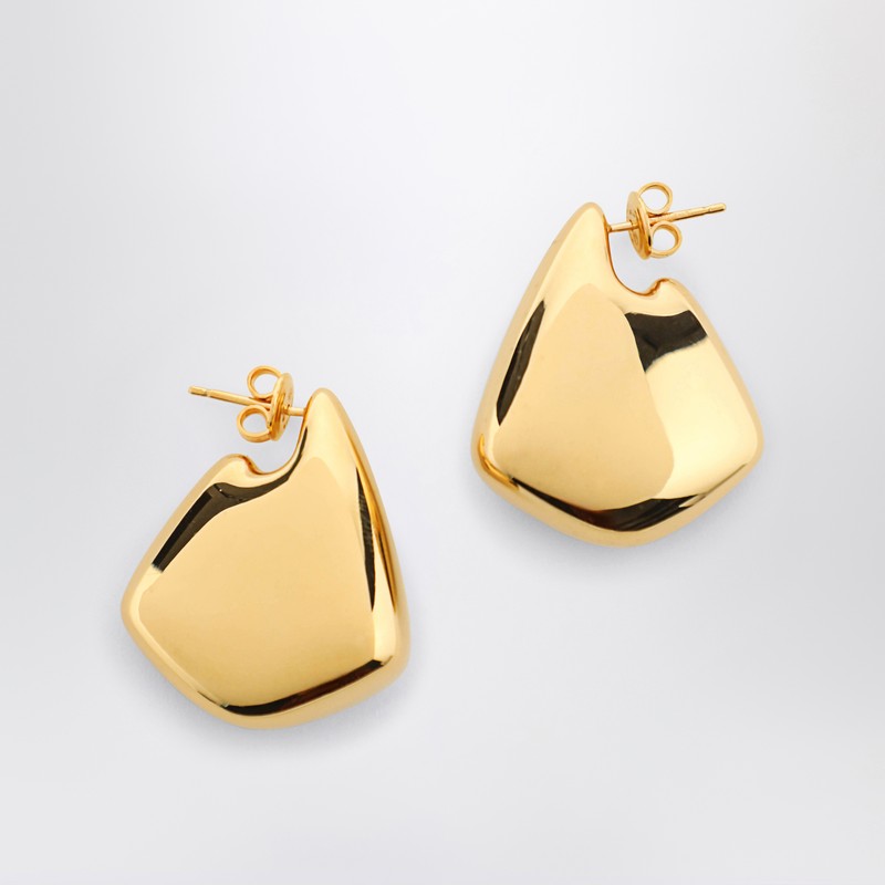 Small gold Fin earrings - Bottega Veneta - Modalova