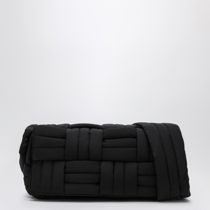 Shop Bottega Veneta | Black Padded Tech Cassette Bag