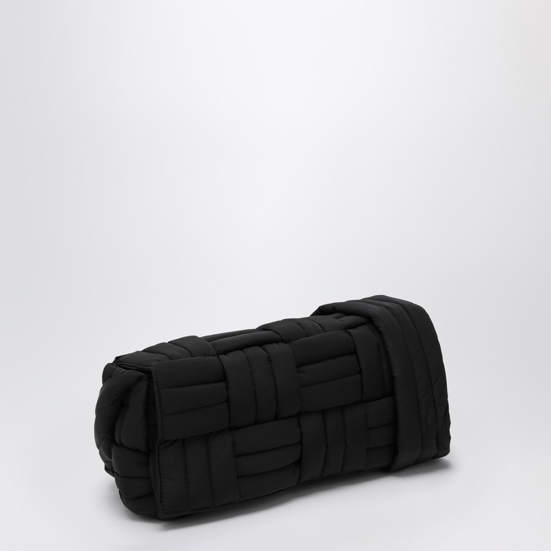 Bottega Veneta Black Padded Tech Cassette Bag In Black