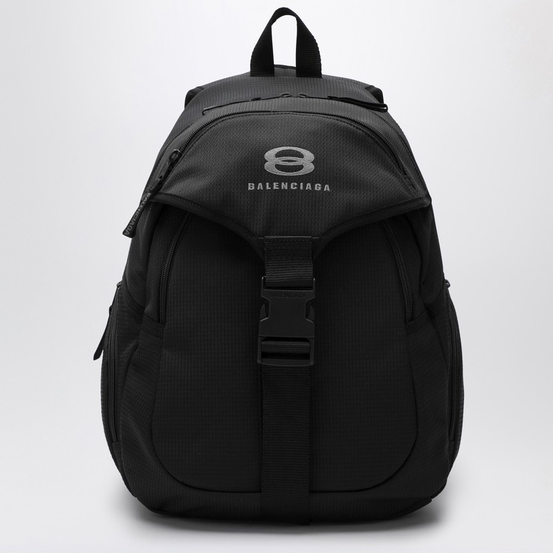 Unity black nylon medium backpack
