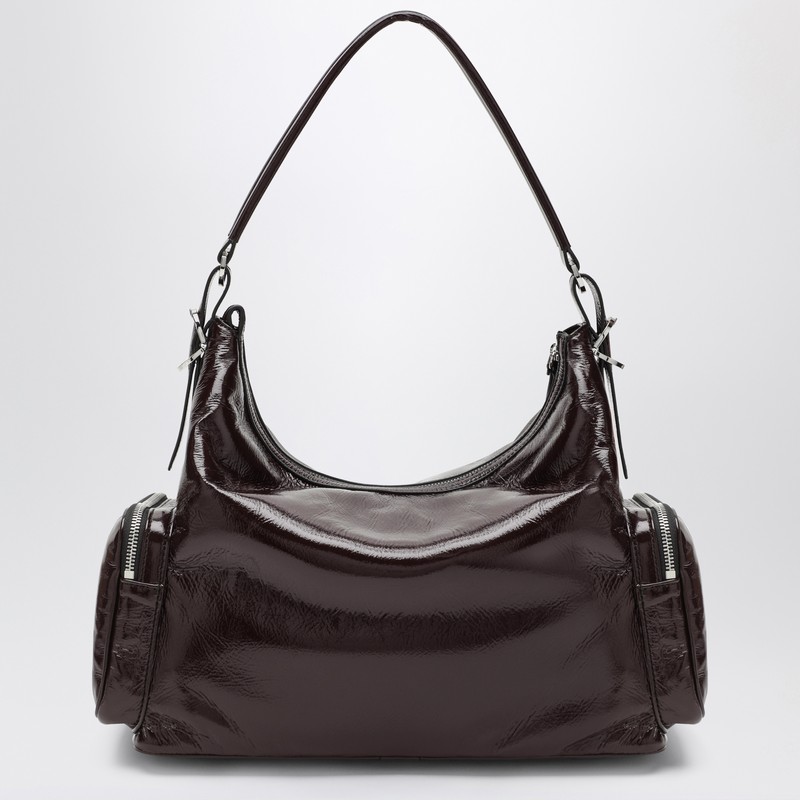 Stella Mccartney Dartmoor Shoulder Bag In Eggplant Color In Burgundy