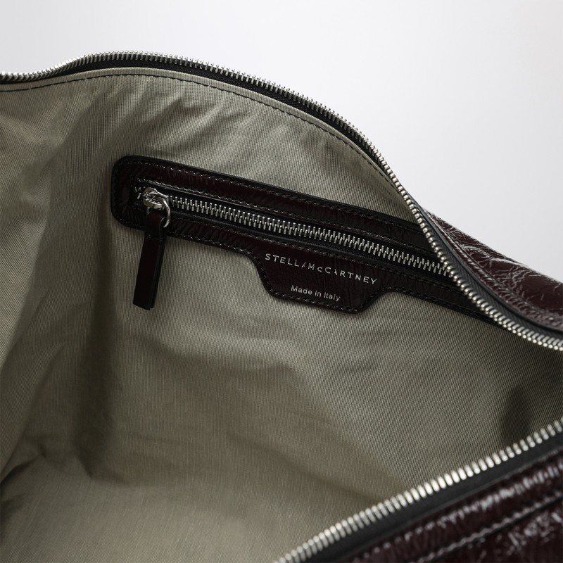 Stella Mccartney Dartmoor Shoulder Bag In Eggplant Color In Burgundy