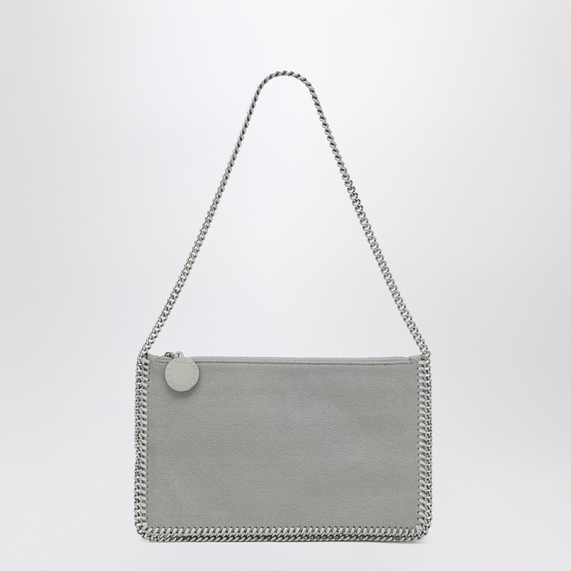Falabella shoulder pouch bag light grey