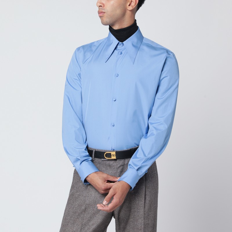 Light blue cotton shirt