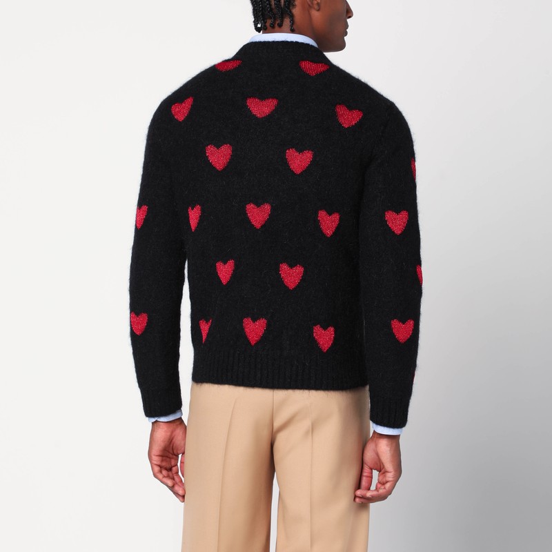 Valentino Garavani Jacquard Sweater In Black