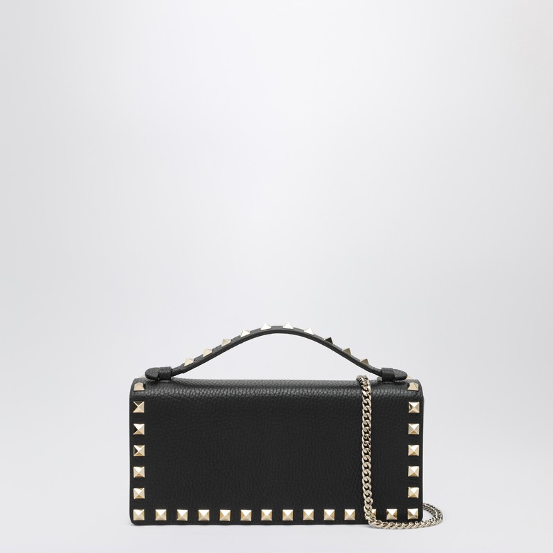 Rockstud wallet with black strap