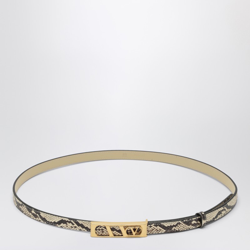 Volgo Signature belt with python print