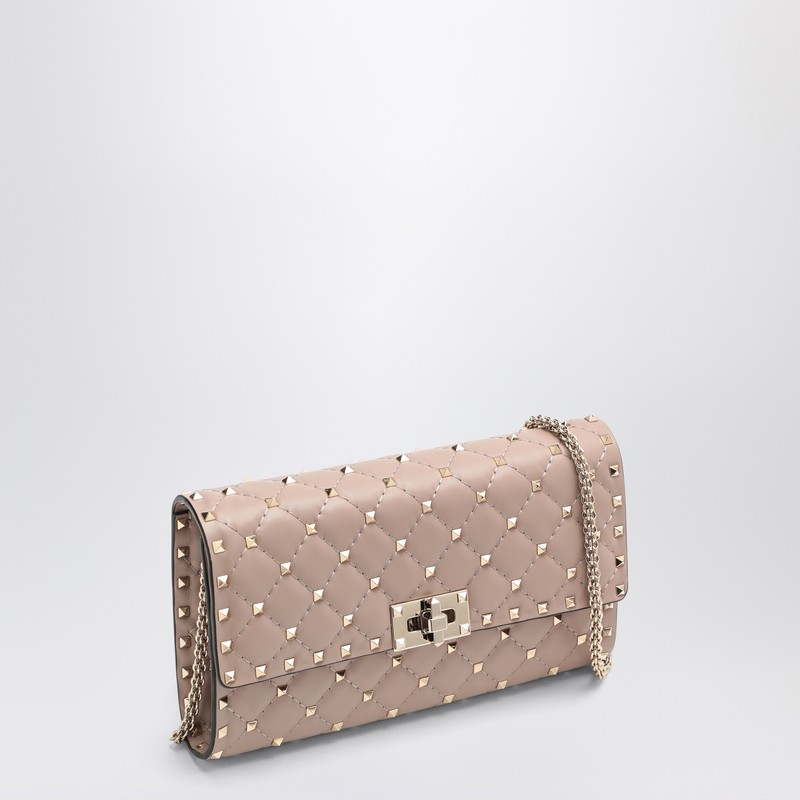 Valentino Rockstud Spike Quilted Leather Crossbody Bag