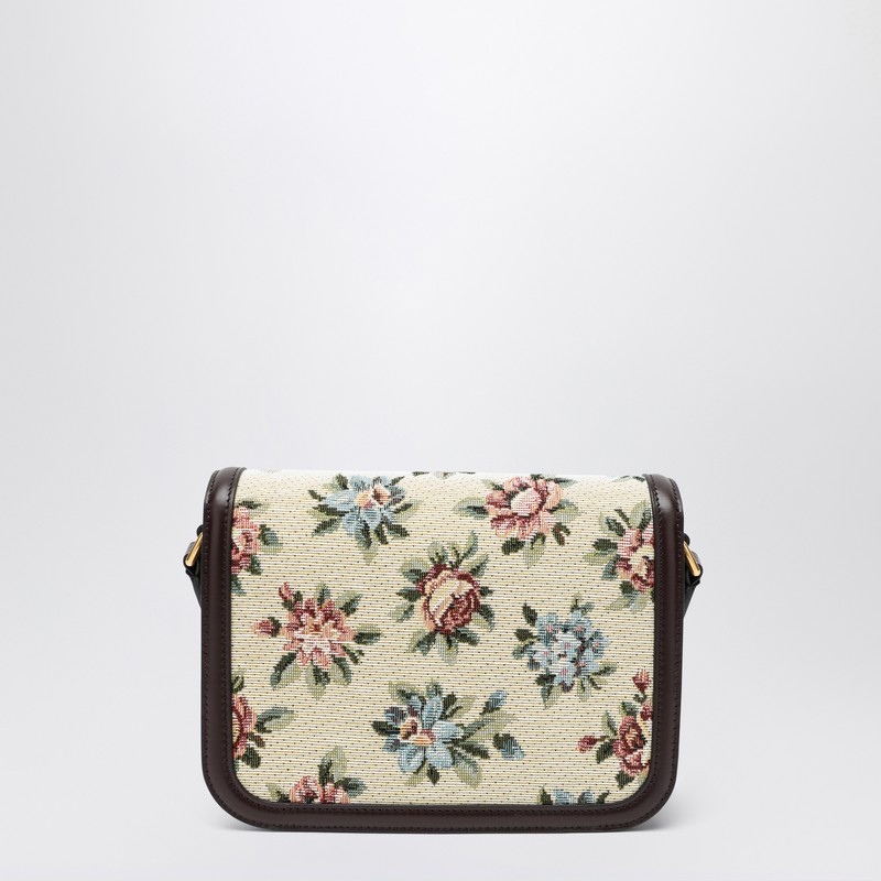 Valentino Garavani Small Bag 9to5 In Jacquard Fabric Papier Floral In Multi