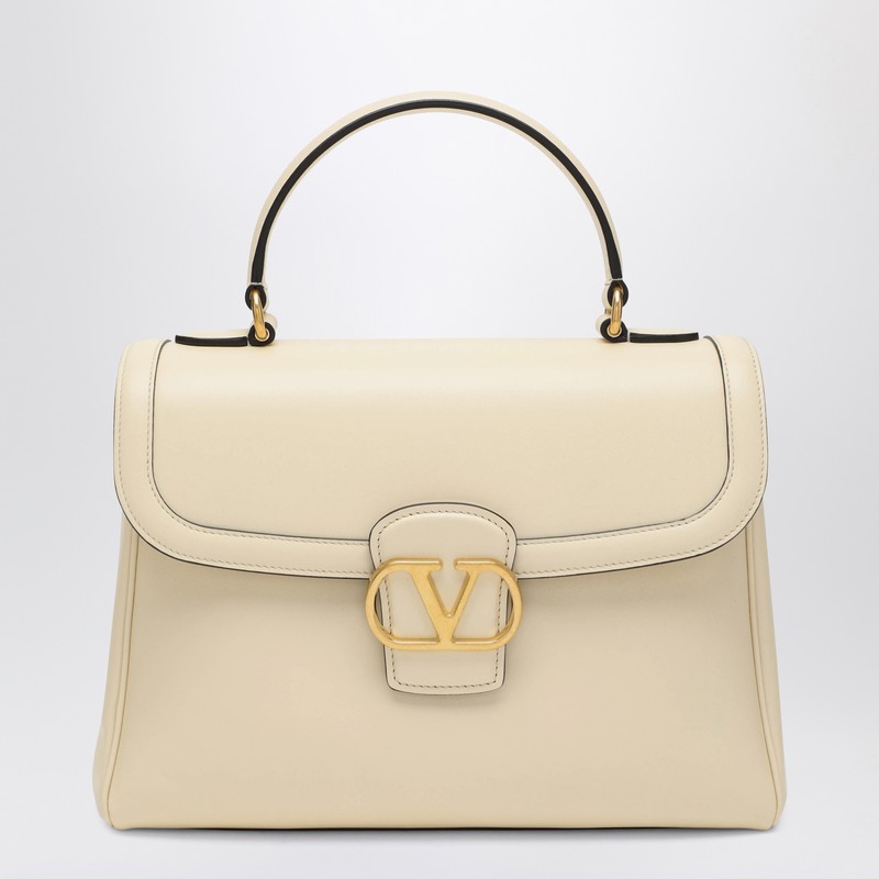 Large 9TO5 shoulder bag in butter color