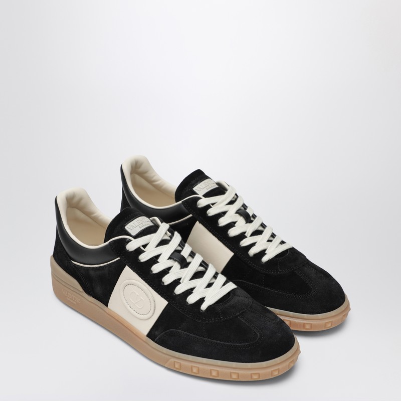 Valentino Black/ivory Upvillage Sneakers In Black