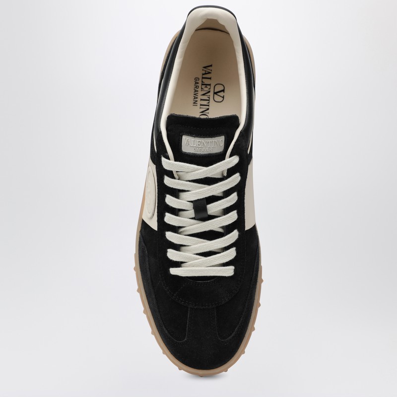Valentino Black/ivory Upvillage Sneakers In Black