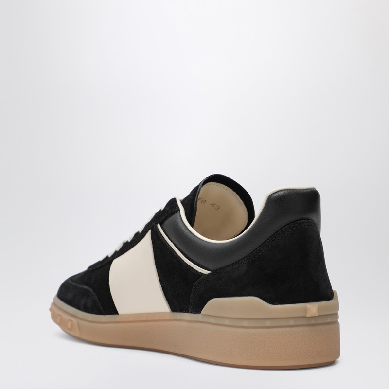 Valentino Black/ivory Upvillage Sneakers In Black