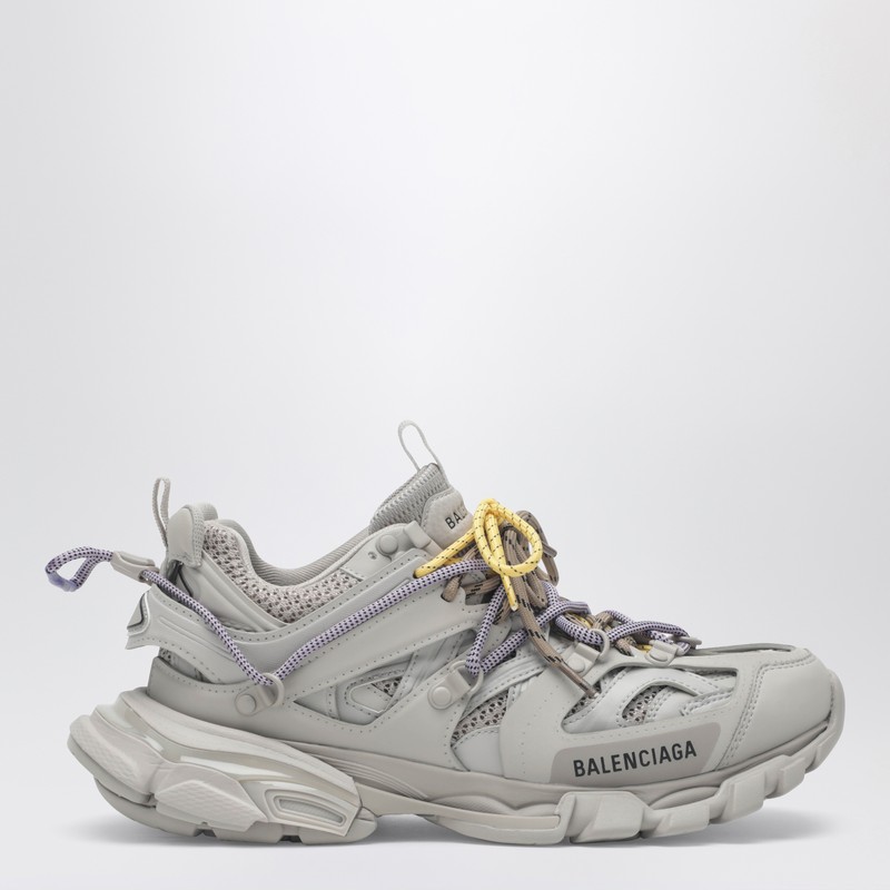 Track Trail sneakers in yellow, purple, brown and black