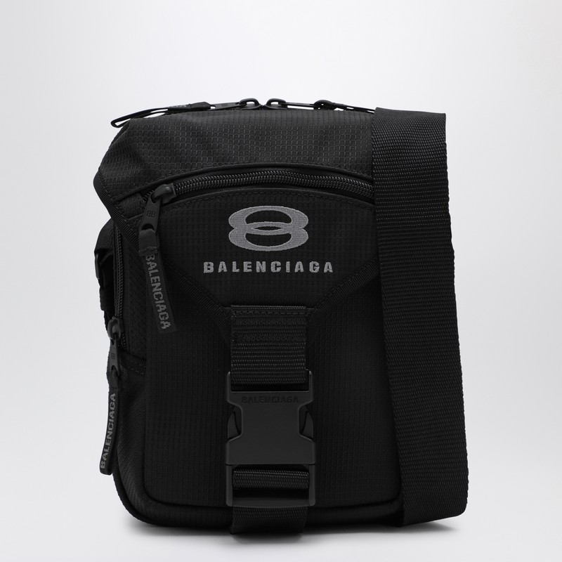 Unity shoulder bag in black nylon
