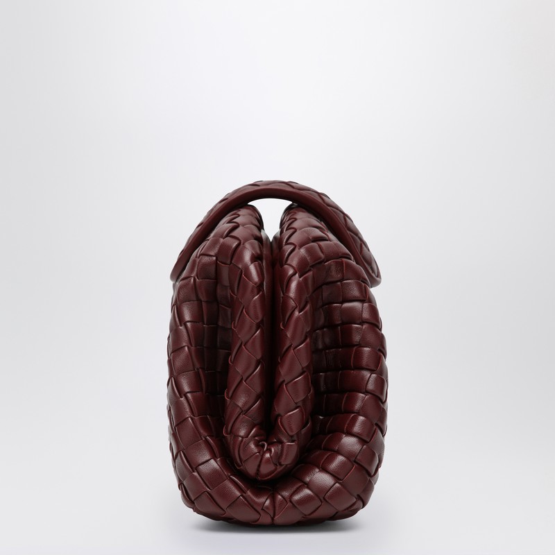Bottega Veneta Clutch Lauren 1980 Barolo In Intrecciato In Burgundy