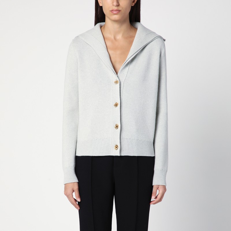 Light grey wool cardigan