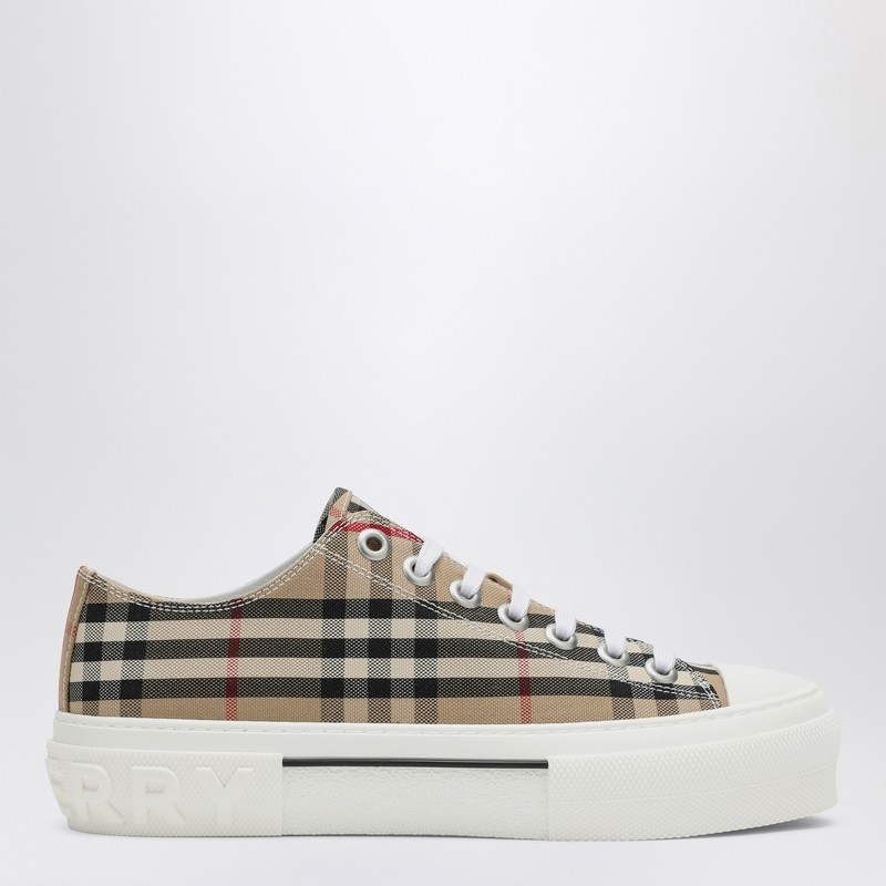 Vintage Check Beige Sneaker
