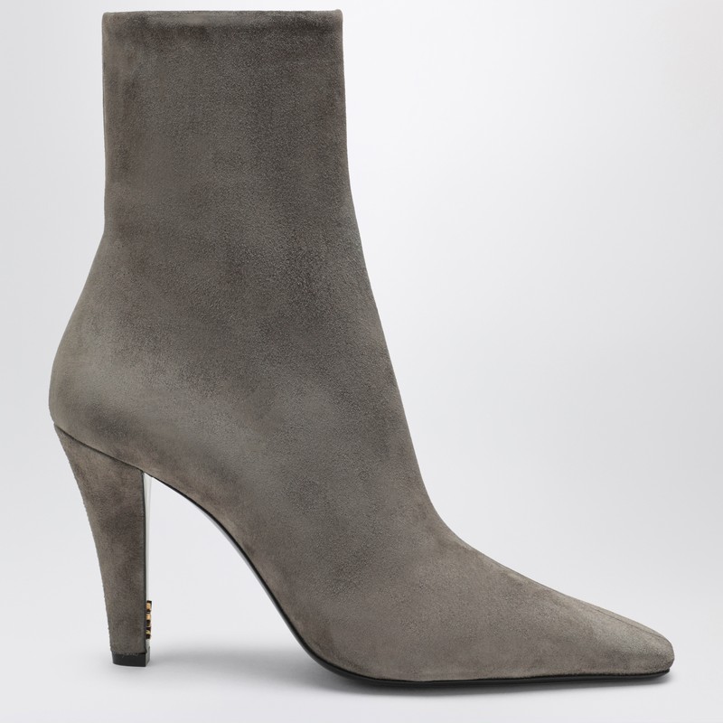 Grey Jill suede ankle boots
