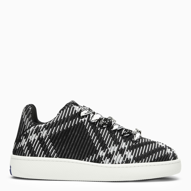 Black/White Check pattern Box sneaker