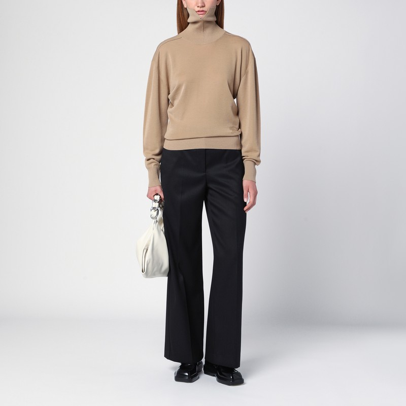 Burberry Turtleneck Sweater In Brown