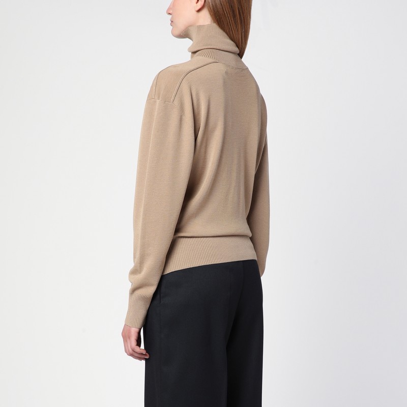 Burberry Turtleneck Sweater In Brown